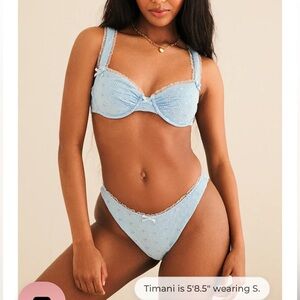 Dippin' Daisy's Light Blue Eyelet Bikini
